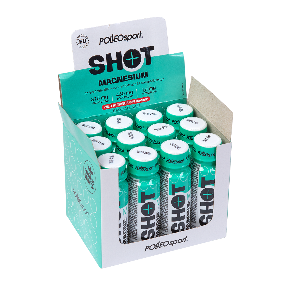 SHOT Magnesium + Vitamin B6, 80 ml - Polleo Sport SHOT Magnesium + Vitamin B6, 80 ml - Polleo Sport