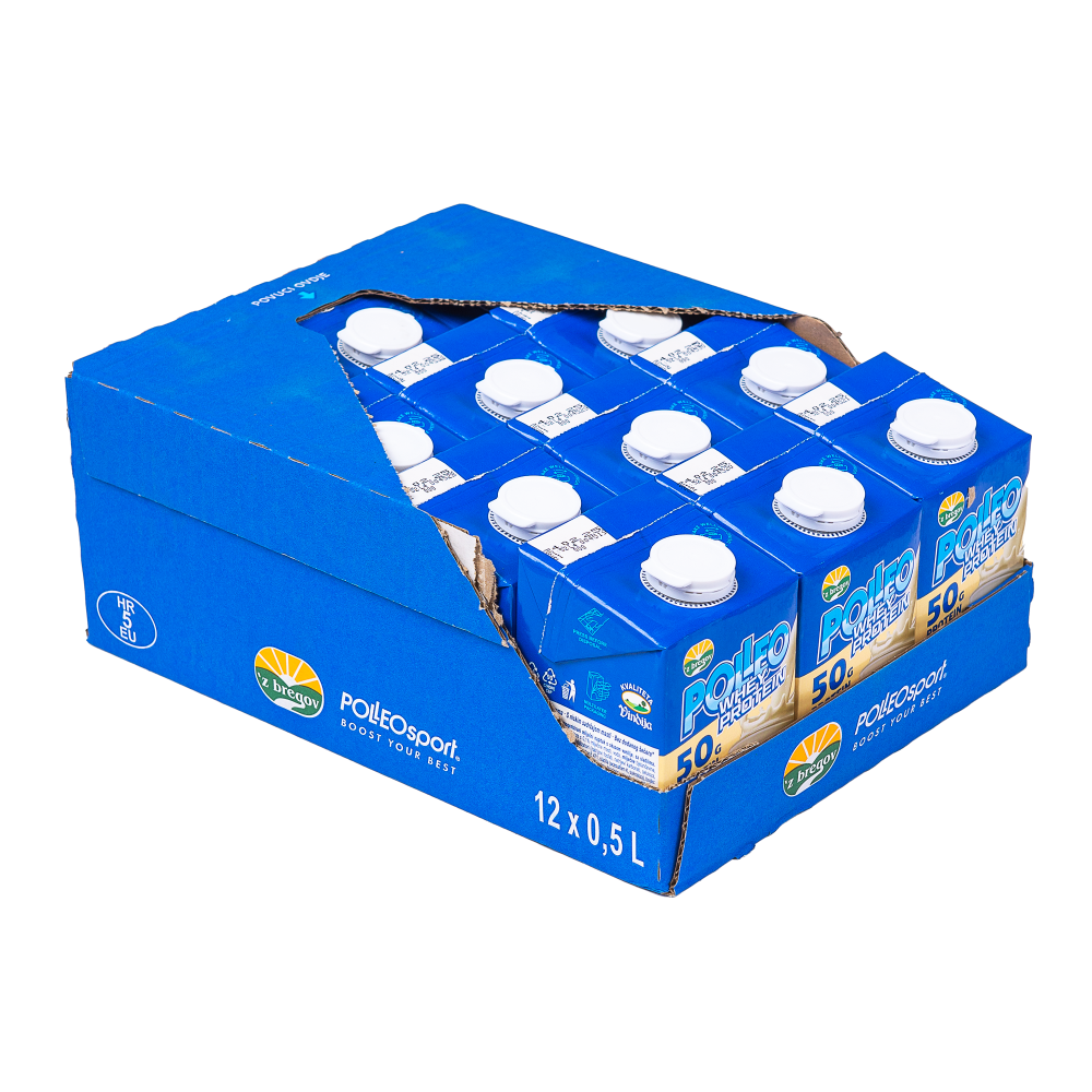 Polleo Whey Protein Shake, Vanilla, 500 ml Polleo Whey Protein Shake, Vanilla, 500 ml