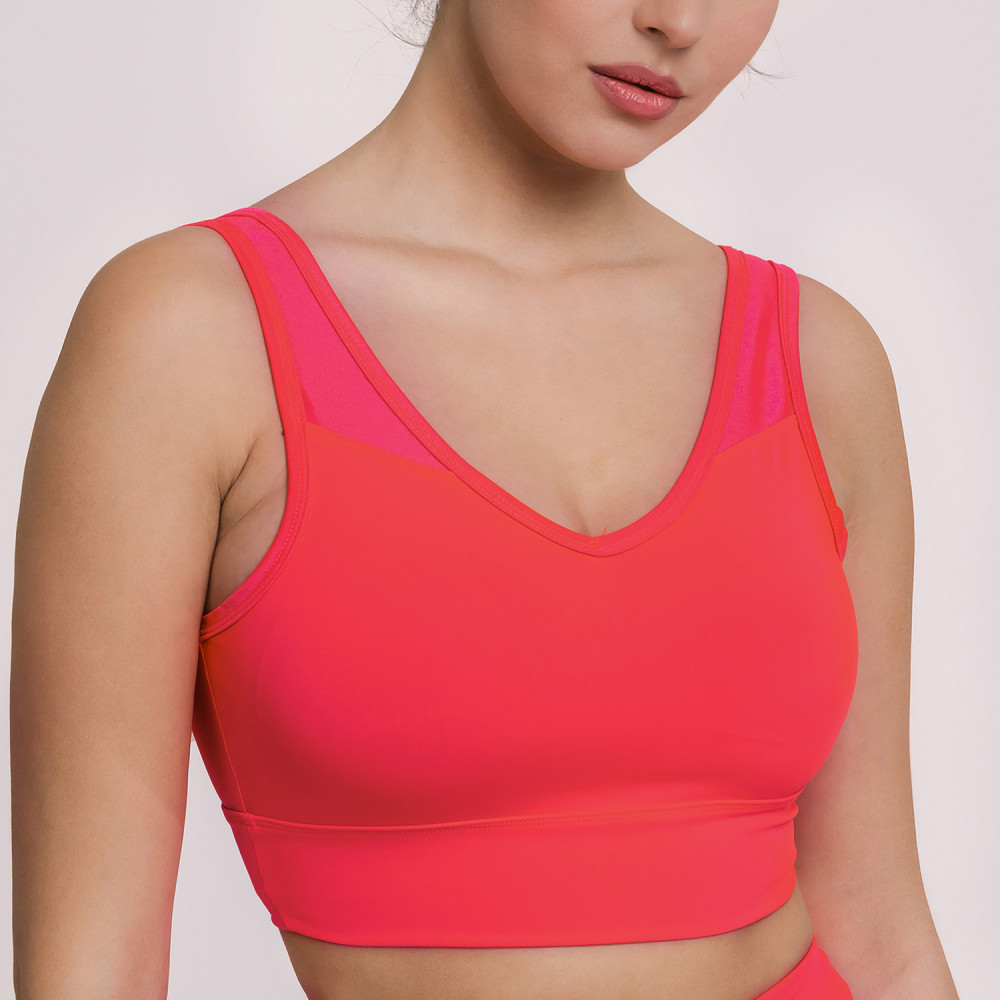 Pulse Bra, Coral, zoe Pulse Bra, Coral, zoe