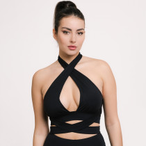 Disco Bra, Black, zoe