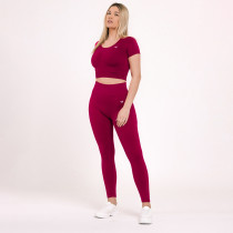 Flux Scrunch Leggings, Coral, zoe