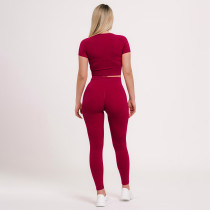 Flux Scrunch Leggings, Coral, zoe