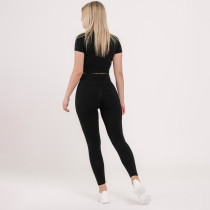 Flux Seamless Crop Top, Black, zoe