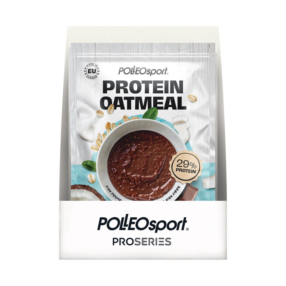 Protein Oatmeal, Chocolate Coconut, 60 g, Polleo Sport Protein Oatmeal, Chocolate Coconut, 60 g, Polleo Sport
