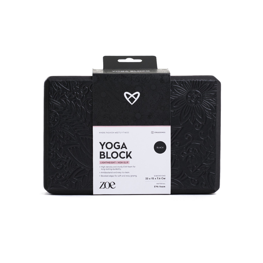 ZOE, Premium Yoga Block, Black ZOE, Premium Yoga Block, Black
